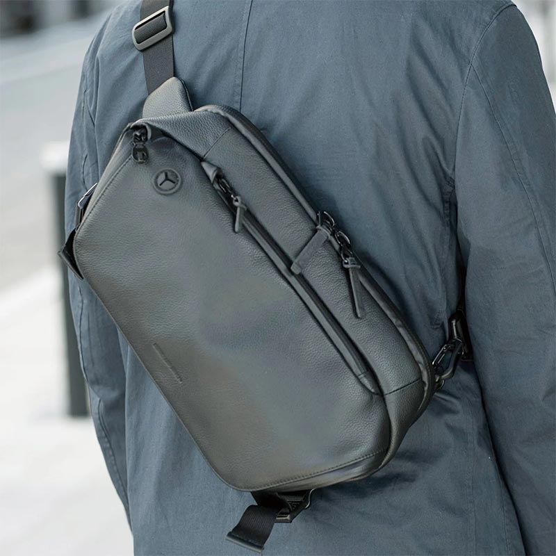 BROSKI AND SUPPLY  ADJUST-SLING MULTI BAG BLACK ONE SIZE