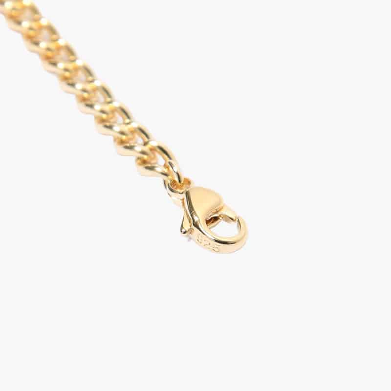 SHRINE  S CHAIN BRACELET 19.5cm -GOLD- GOLD ONE SIZE