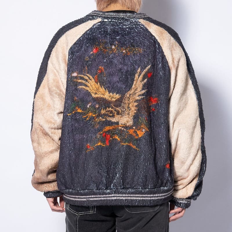 HIGH-GATE  TROMPE L'OEIL VINTAGE SUKA FLEECE ONE COLOR 1