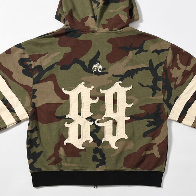ANTIMID  89 ZIP HOODIE CAMO M