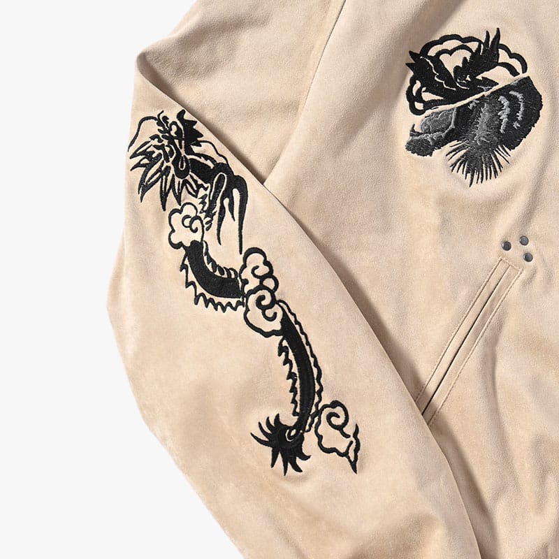 HIGH-GATE  CHANGE SUKA JACKET BEIGE 1