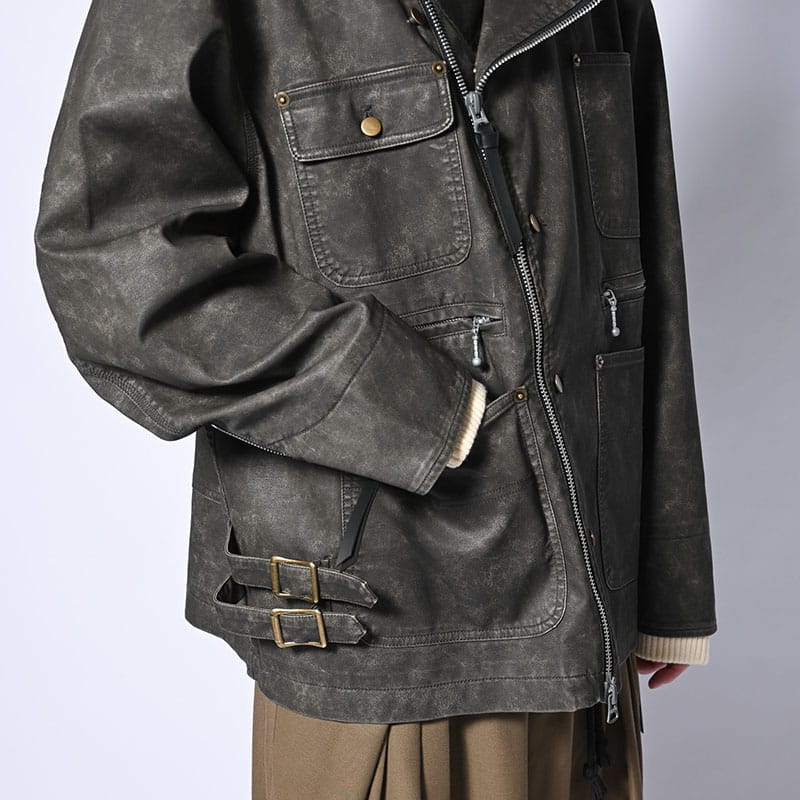 KOOI  FADE WORK JACKET BLACK 1