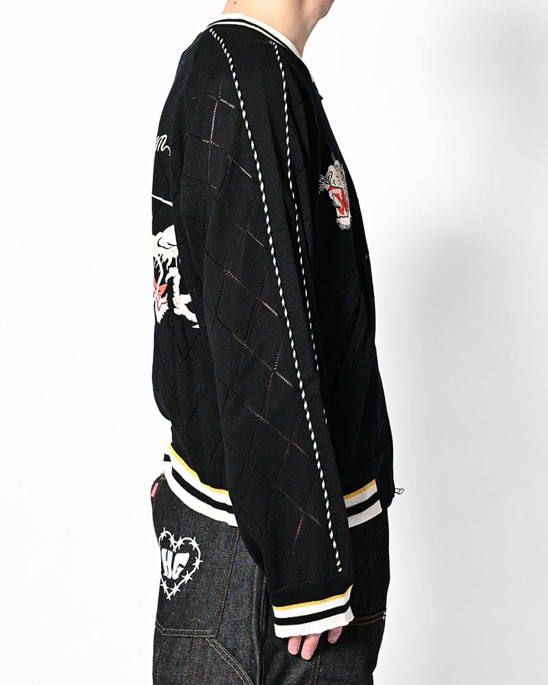 HIGH-GATE  KNIT SUKAJAN -BLACK- BLACK 1