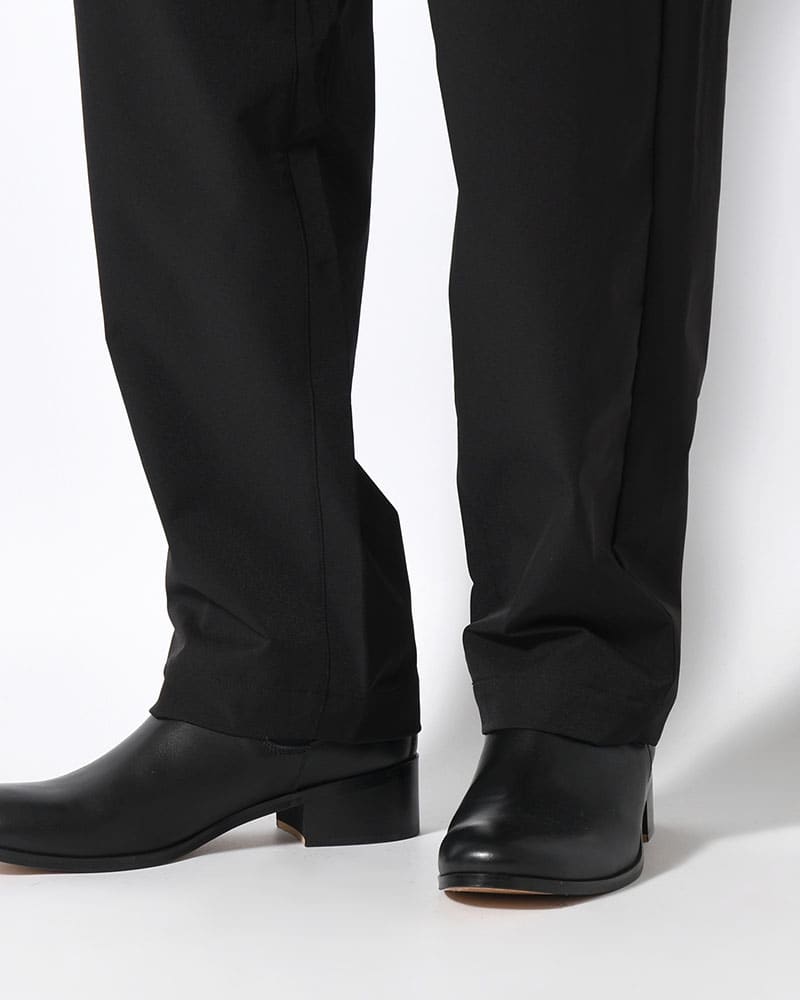 印  EASY TAPERED PANTS -BLACK- BLACK M