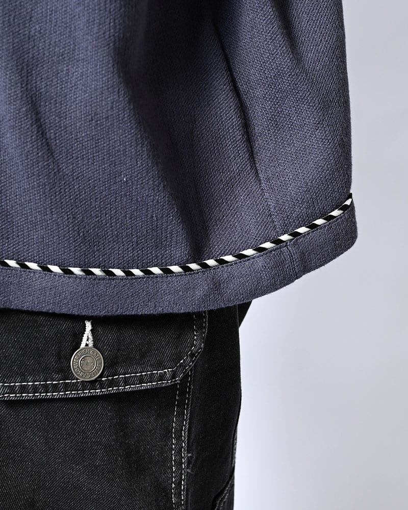 HIGH-GATE  SUKA KNIT SHIRT -BLUE- BLUE 1