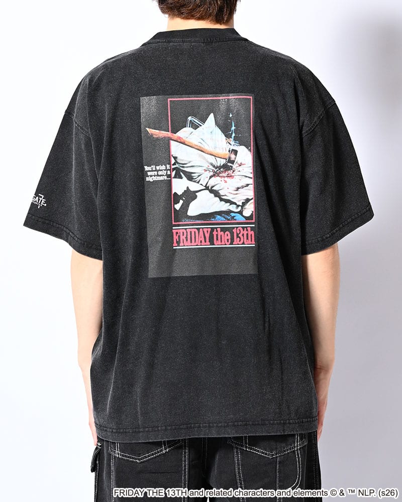 HIGH-GATE  FRIDAY THE 13 TEE -BLACK- BLACK 1