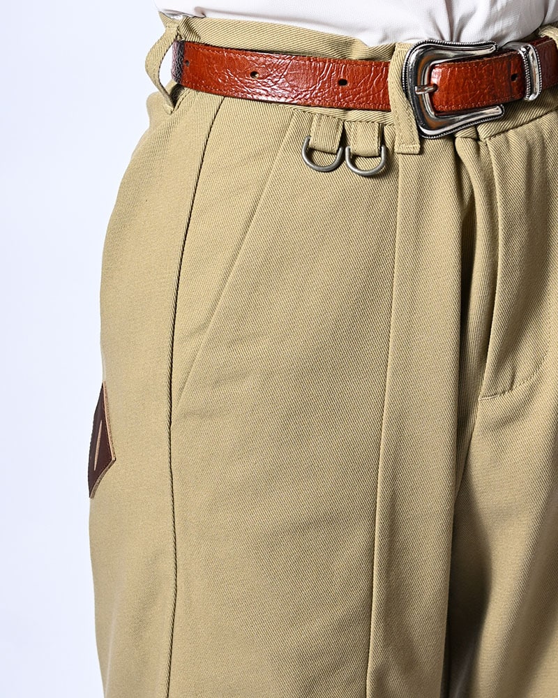 KOOI  HOLDER CURVE PANTS -BEIGE- BEIGE 1