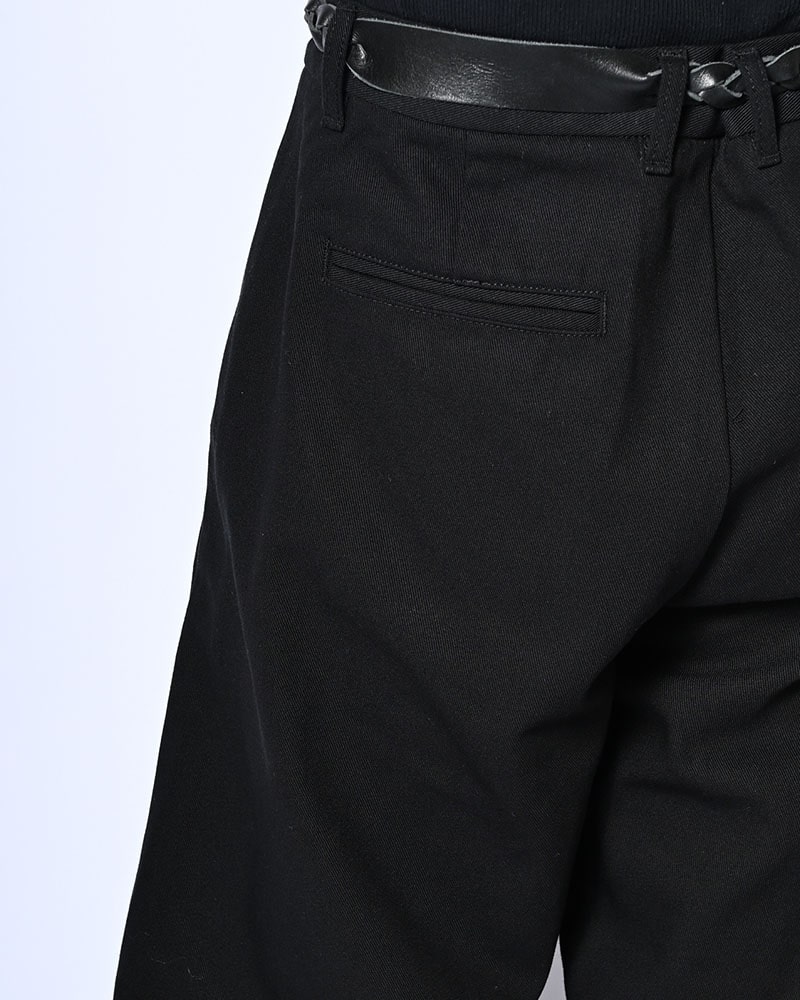 KOOI  HOLDER CURVE PANTS -BLACK- BLACK 1