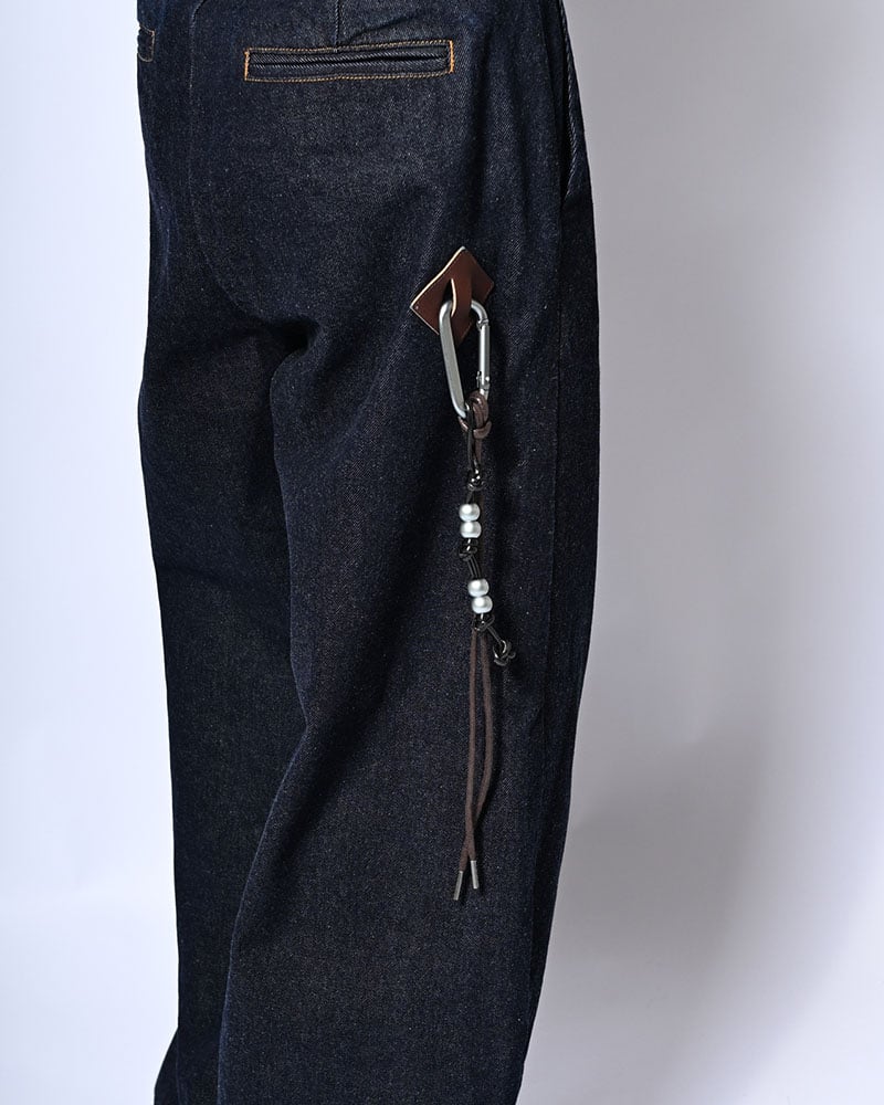 KOOI  HOLDER CURVE PANTS -INDIGO- INDIGO 1