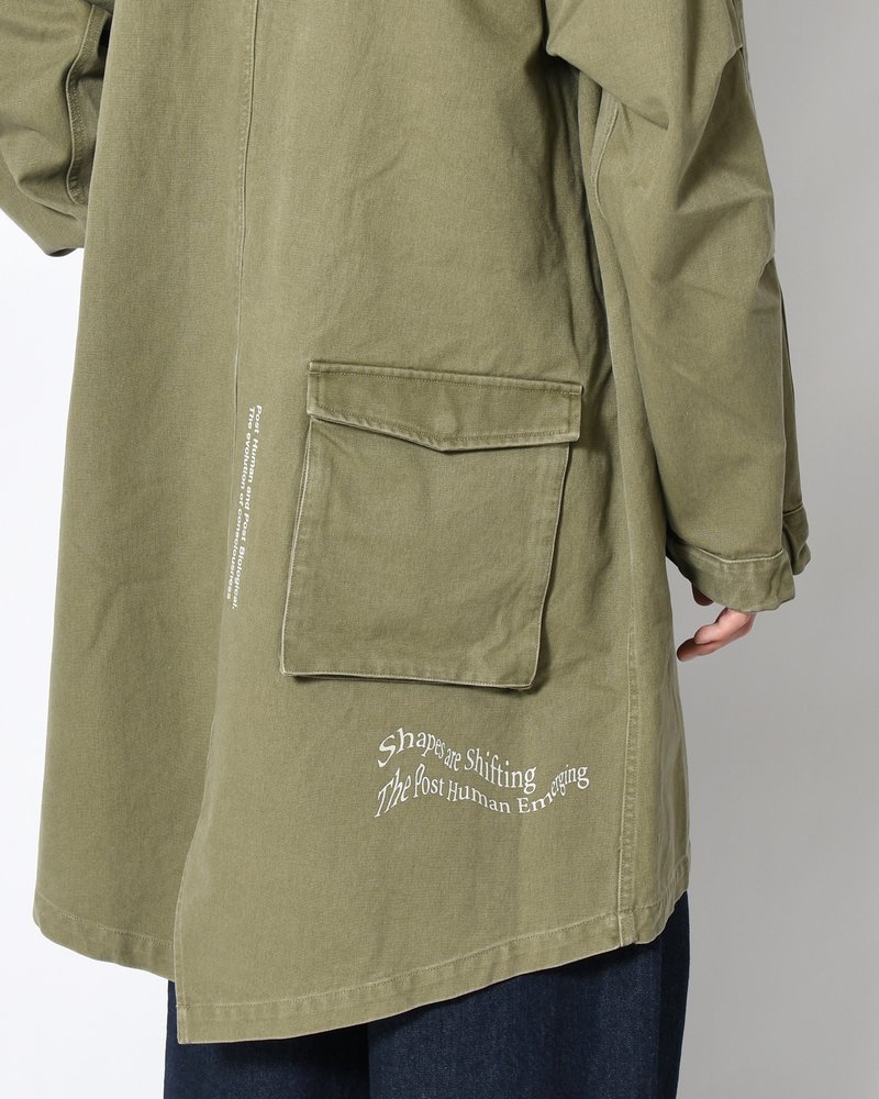 Perks And Mini  TRUE NATURE FISHTAIL PARKA -KHAKI- KHAKI M