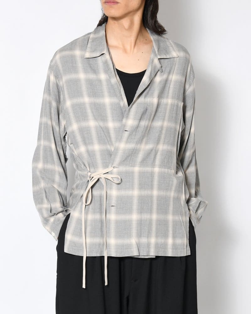 ANEI  IMI SHIRT PLAID -H.GREY PLAID- H.GREY PLAID 2
