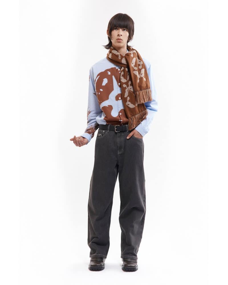 Perks And Mini  KALEIDOSCOPE BONNET SCARF -BROWN- BROWN ONE SIZE