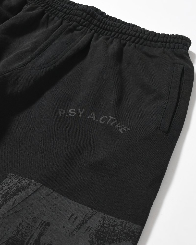 Perks And Mini  DECAL SWEATPANT -BLACK WASH- BLACK WASH M