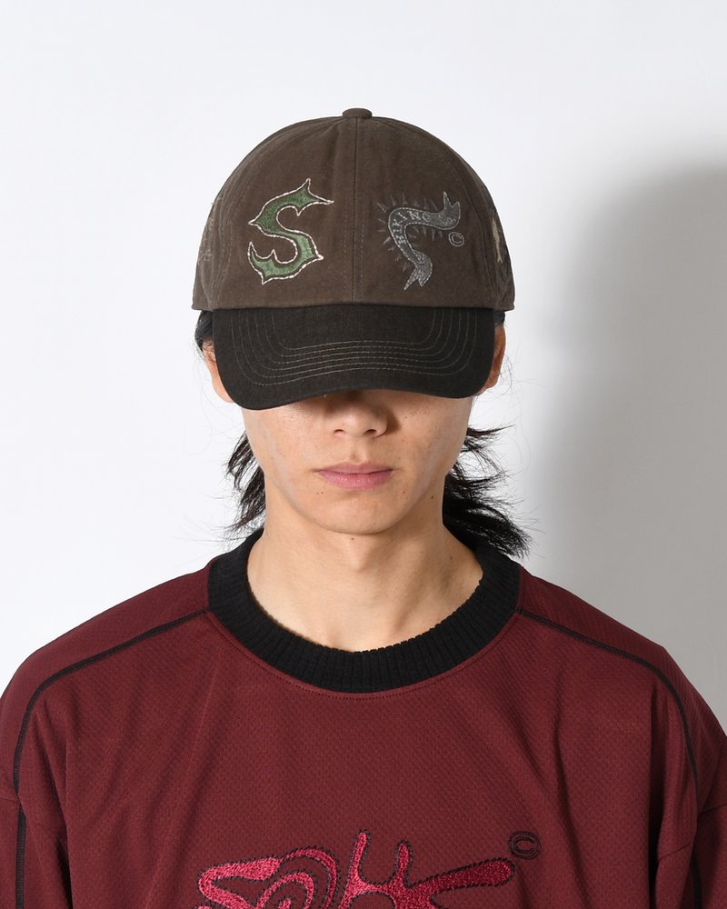 SOMEWHERE OUTSIDE HIKING COMPANY  SOHC EMBROIDERY CAP -D/BROWN- D/BROWN ONE SIZE