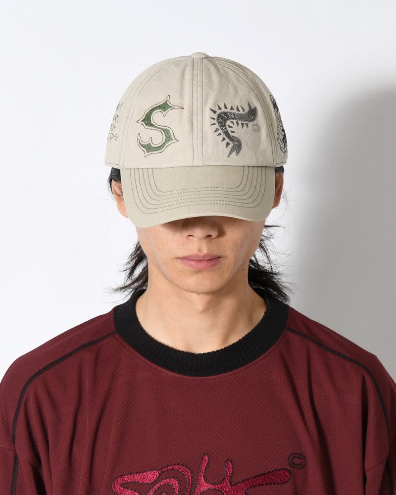 SOMEWHERE OUTSIDE HIKING COMPANY  SOHC EMBROIDERY CAP -IVORY- IVORY ONE SIZE