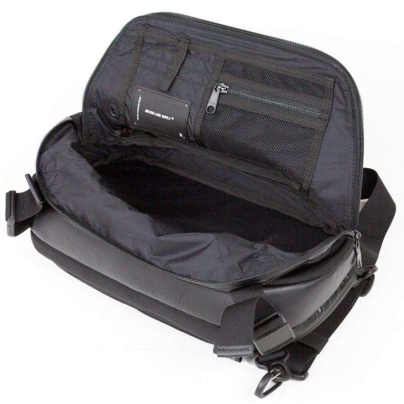 BROSKI AND SUPPLY  ADJUST-SLING MULTI BAG BLACK ONE SIZE