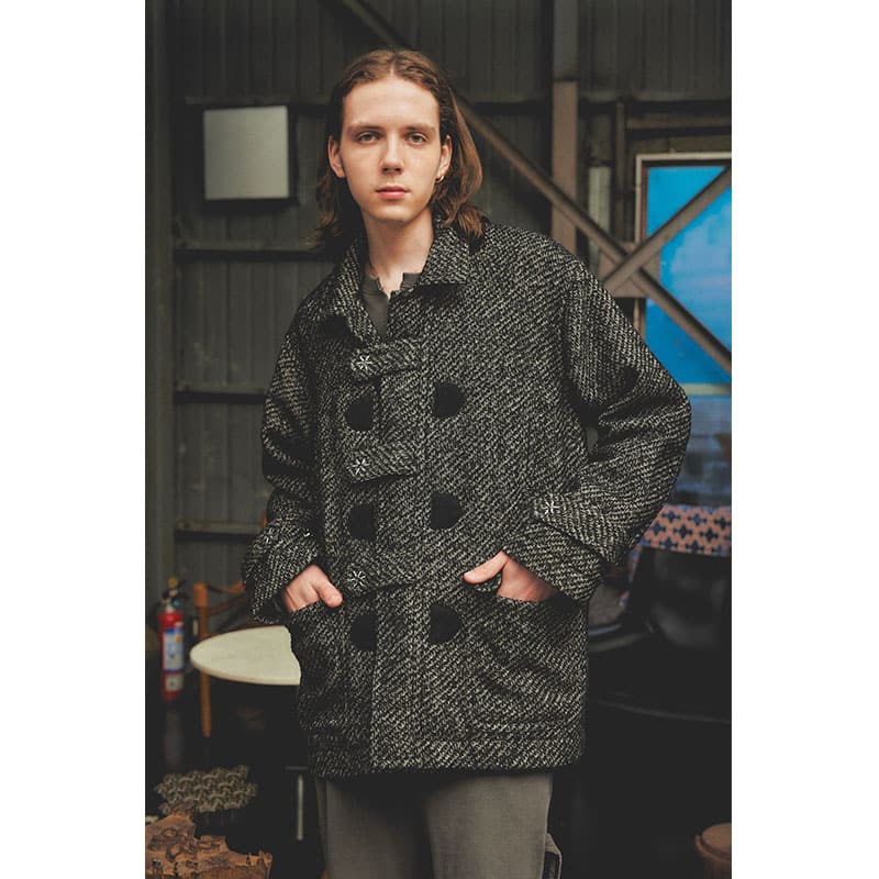 KOOI  2WAY DUFFLE COAT BLACK 1