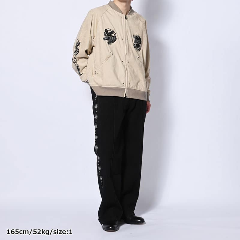 HIGH-GATE  CHANGE SUKA JACKET BEIGE 1