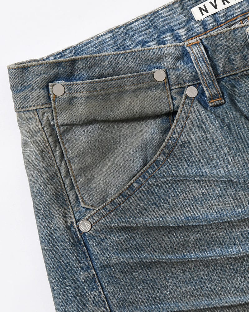 NVRFRGT  3D TWISTED JEANS 3.0 -DIRTY FADED INDIGO- DIRTY FADED INDIGO 1