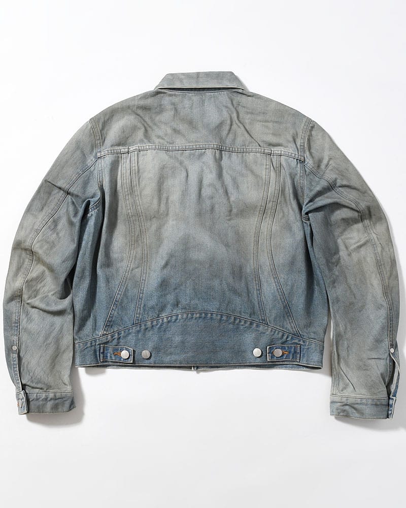 NVRFRGT  DENIM TRUCKER JACKET -DIRTY FADED INDIGO- DIRTY FADED INDIGO 2
