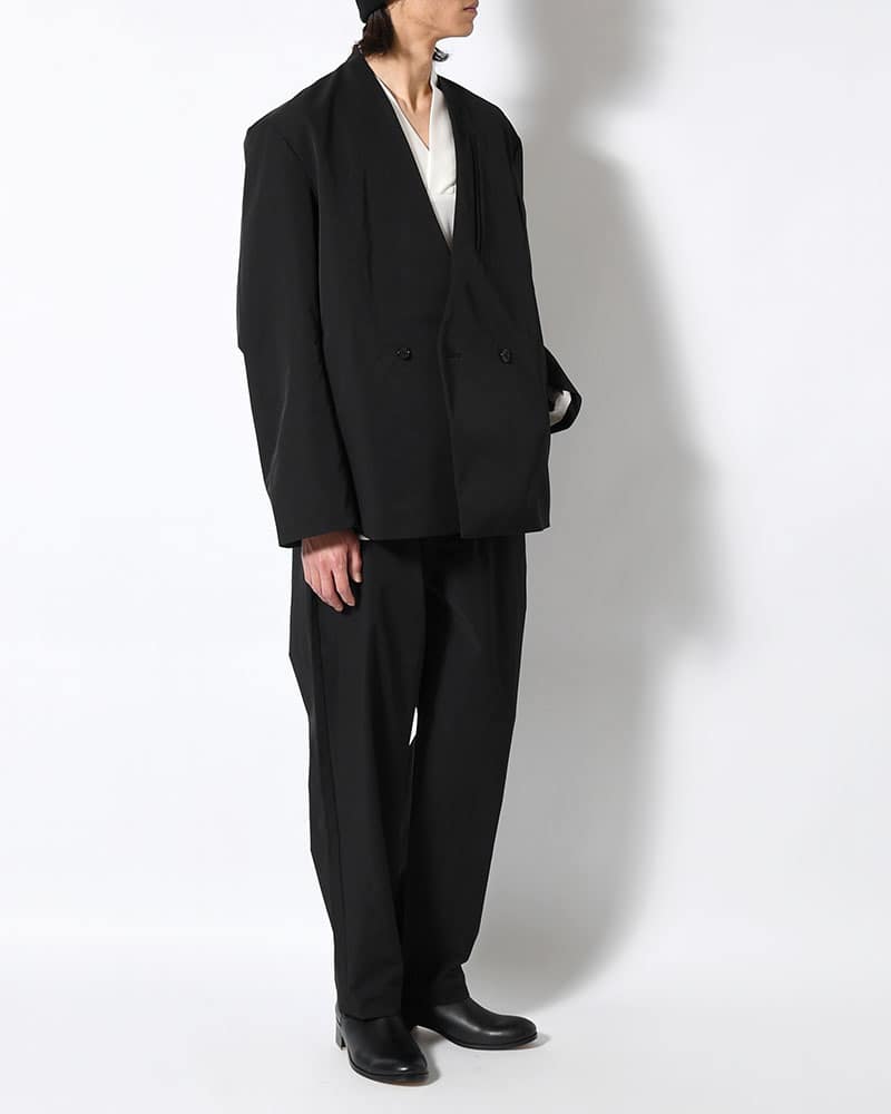 印  EASY TAPERED PANTS -BLACK- BLACK M