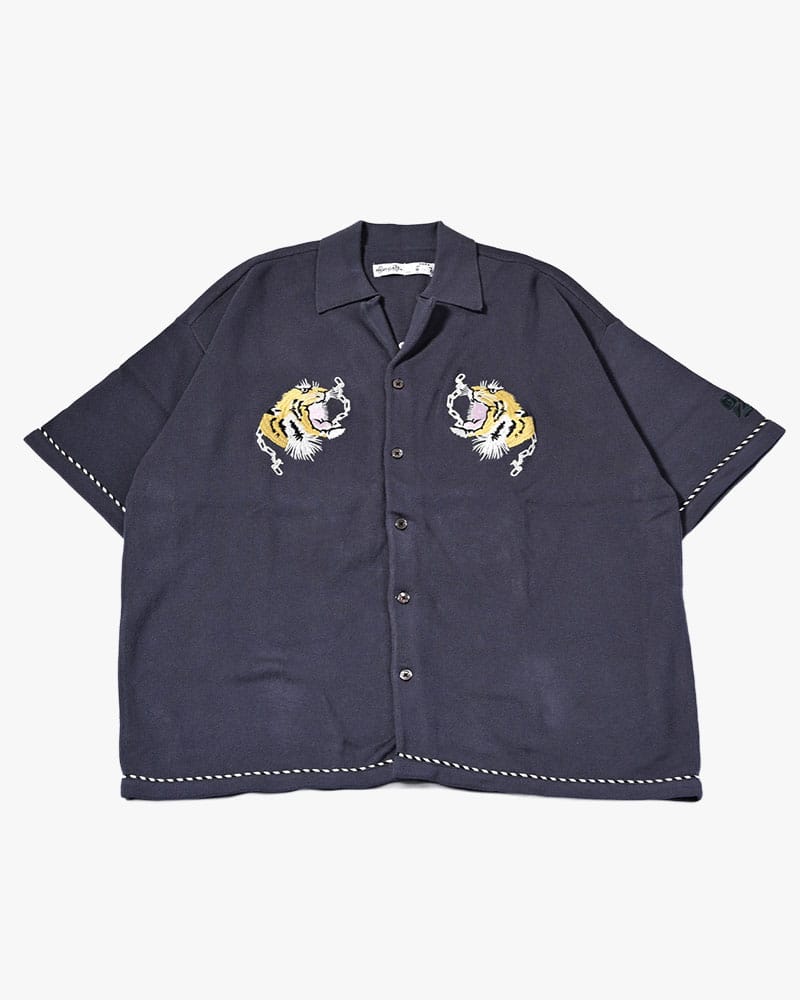 HIGH-GATE  SUKA KNIT SHIRT -BLUE- BLUE 1