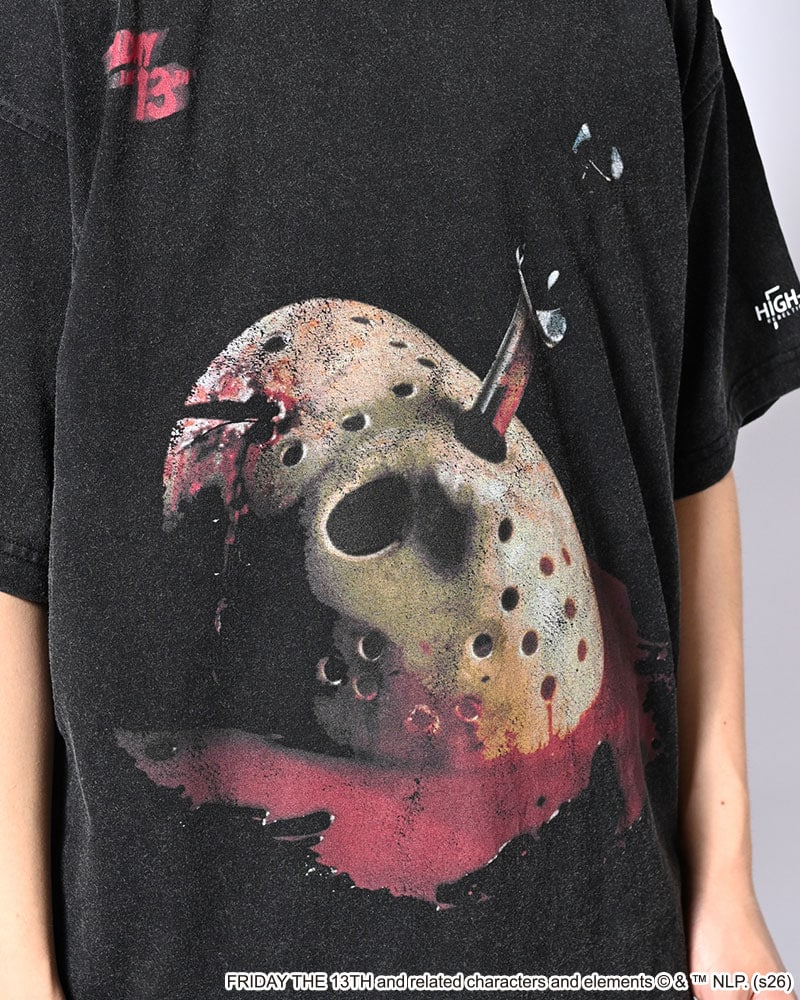 HIGH-GATE  MASK TEE -BLACK- BLACK 1