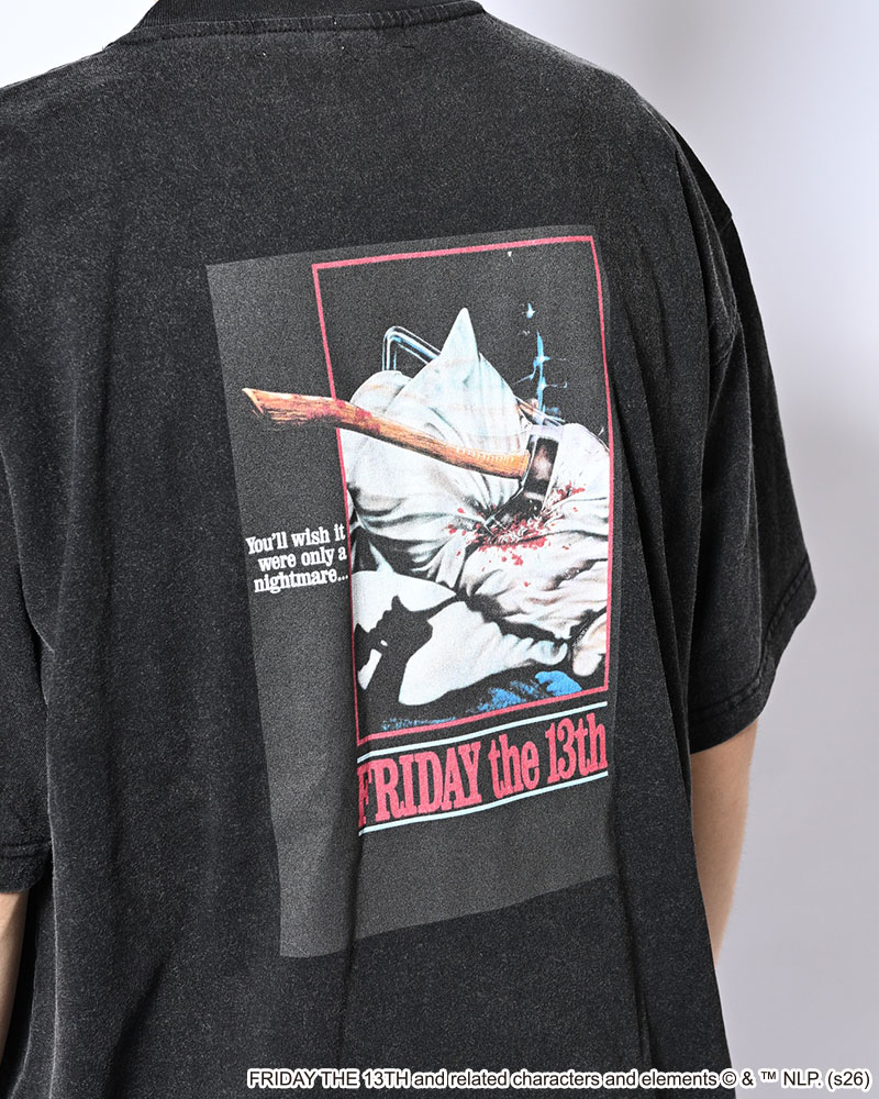 HIGH-GATE  FRIDAY THE 13 TEE -BLACK- BLACK 1