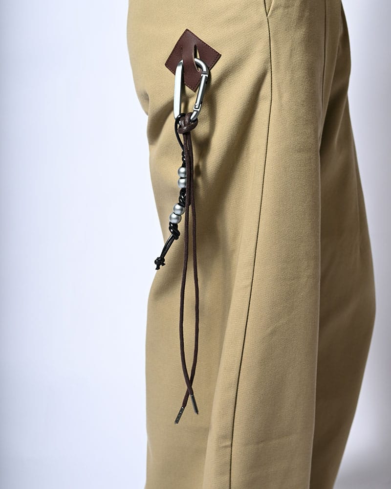KOOI  HOLDER CURVE PANTS -BEIGE- BEIGE 1