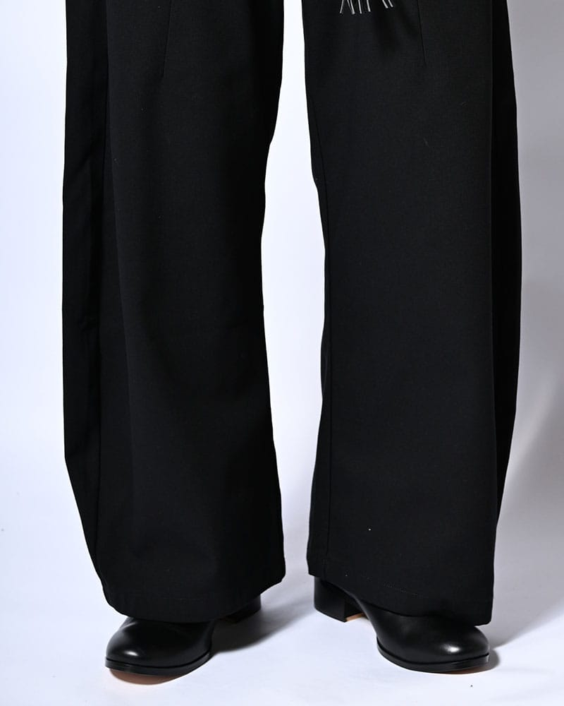 KOOI  HOLDER CURVE PANTS -BLACK- BLACK 1