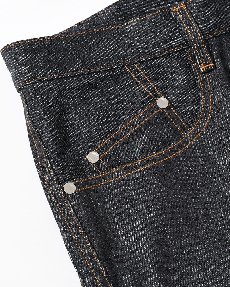NVRFRGT  3D TWISTED WIDE LEG JEANS -RAW INDIGO- RAW INDIGO 1