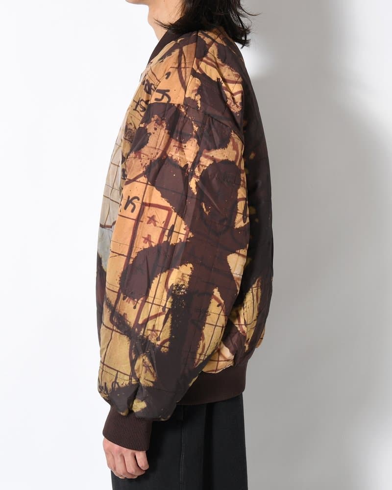 Perks And Mini  ADORNED REVERSIBLE BOMBER JACKET -DRABS- DRABS M
