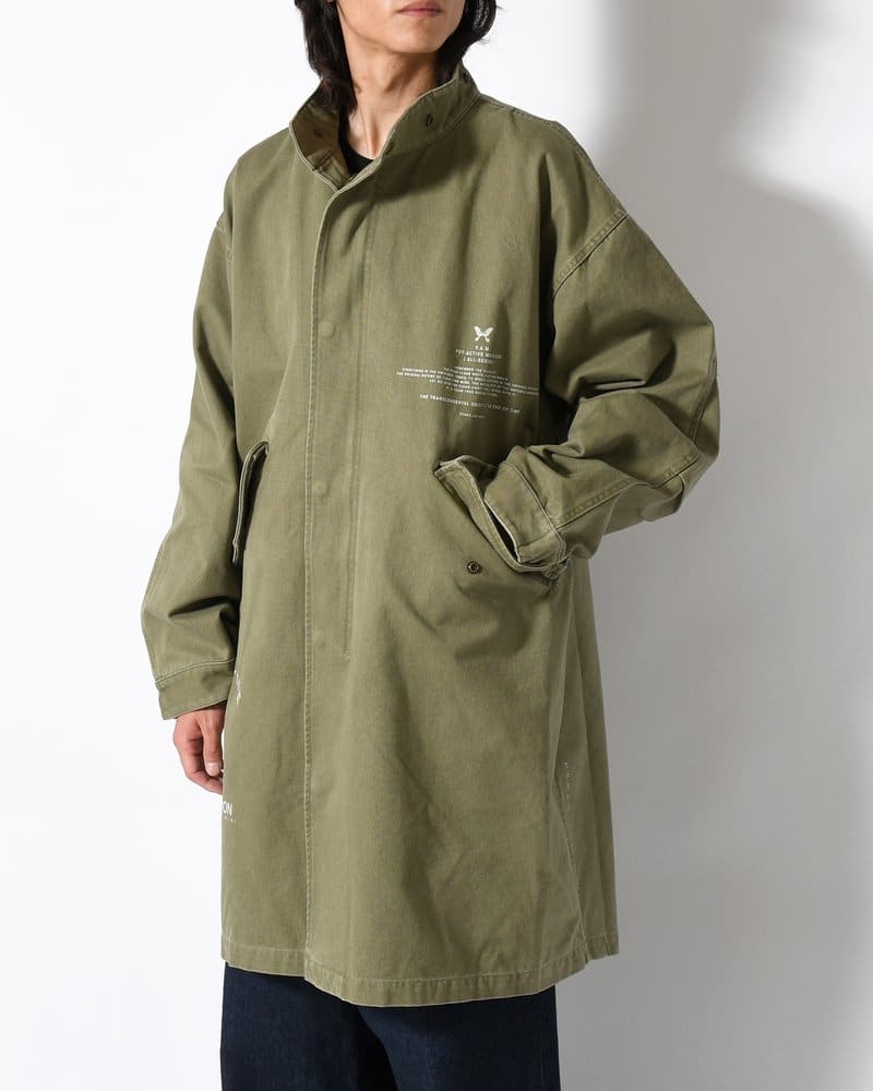 Perks And Mini  TRUE NATURE FISHTAIL PARKA -KHAKI- KHAKI M