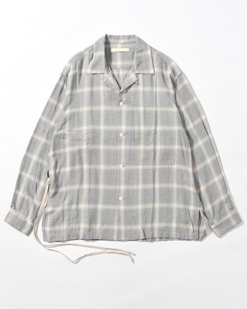 ANEI  IMI SHIRT PLAID -H.GREY PLAID- H.GREY PLAID 2