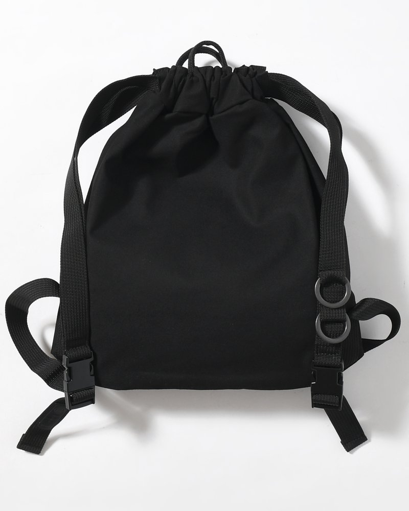 yorozu  BACKPACK "NINJA-TEX" HIGH DENSITY MICROFIBER -BLACK- BLACK ONE SIZE