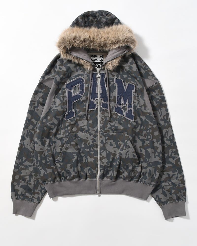 Perks And Mini  ABC FUR TRIM HOODED ZIP THRU SWEAT -ABC- ABC M