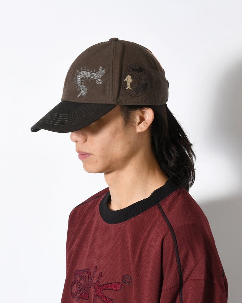 SOMEWHERE OUTSIDE HIKING COMPANY  SOHC EMBROIDERY CAP -D/BROWN- D/BROWN ONE SIZE