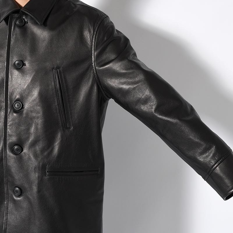 blackmeans×印  EX CAR COAT BLACK 3