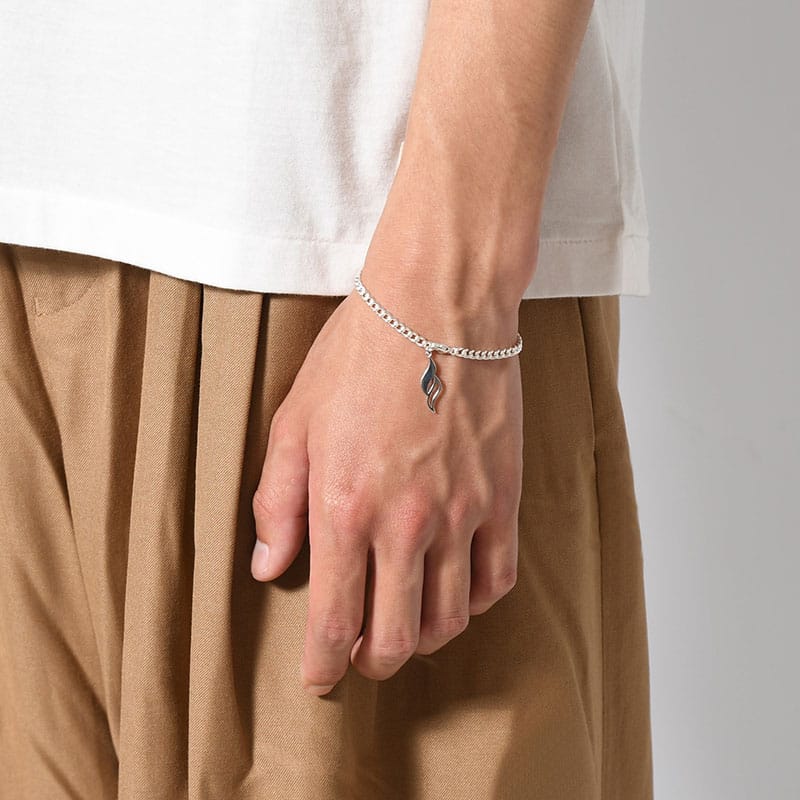 SHRINE  S CHAIN BRACELET 17.5cm -SILVER- SILVER ONE SIZE