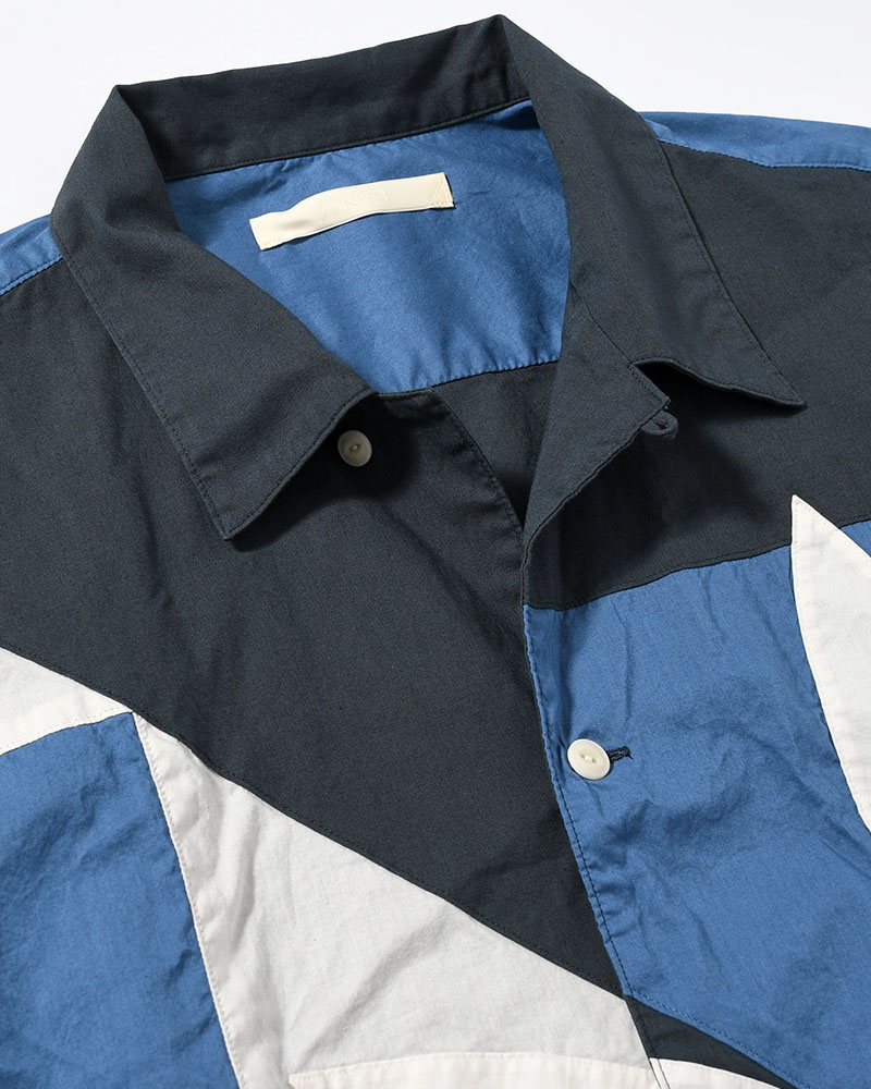 ANEI  IMI SHIRT JKT MOM -BLUE BASE- BLUE BASE 2