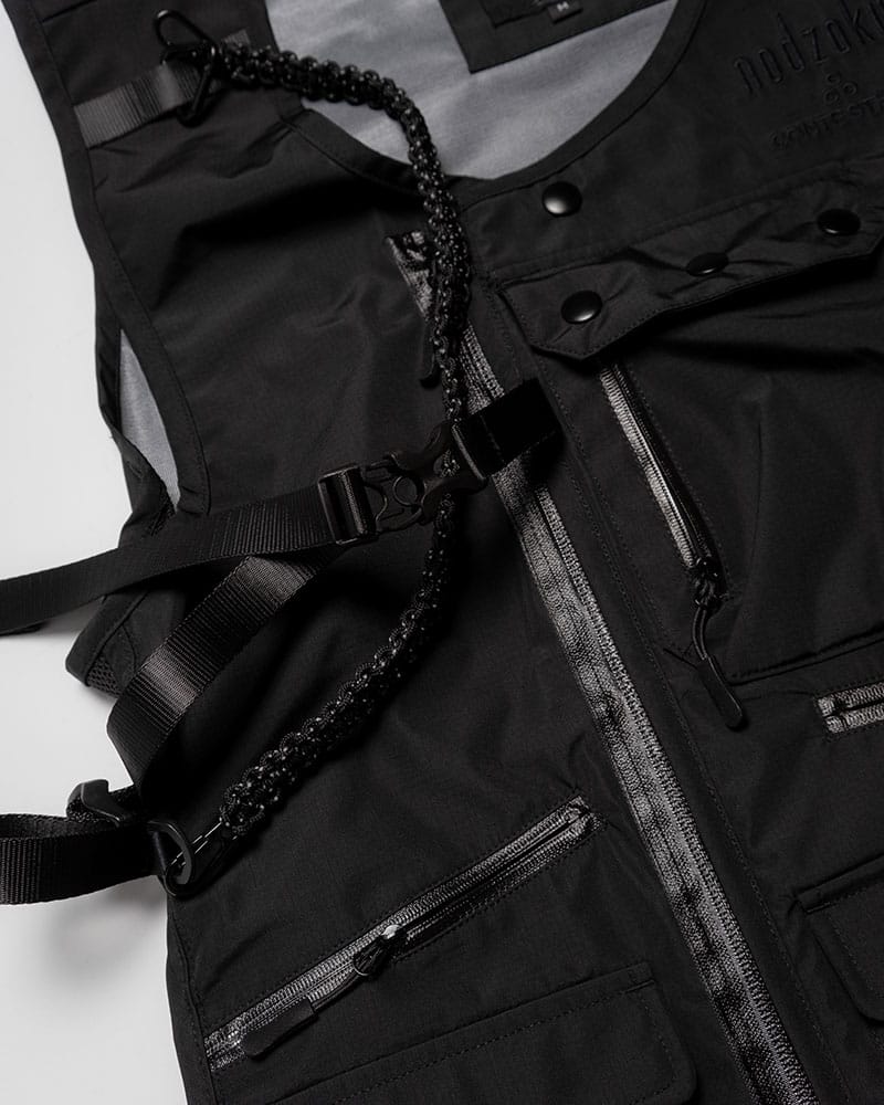 NODZOKU×CONTE STRUT  TACTICAL VEST -BLACK- BLACK M