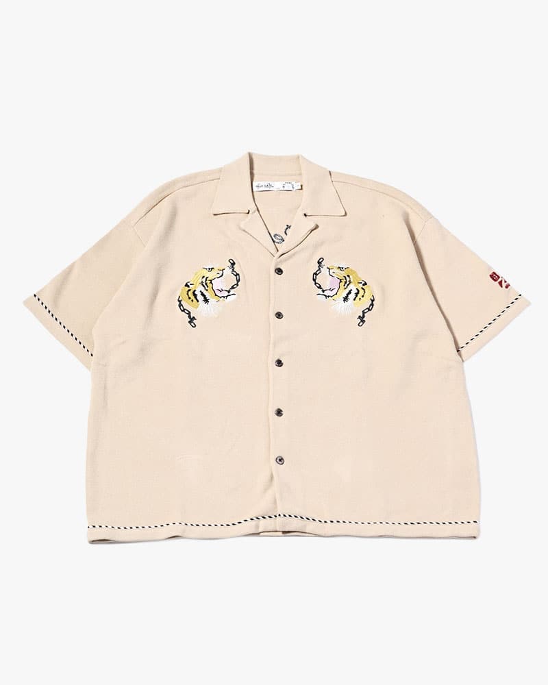 HIGH-GATE  SUKA KNIT SHIRT -OFF WHITE- OFF WHITE 1