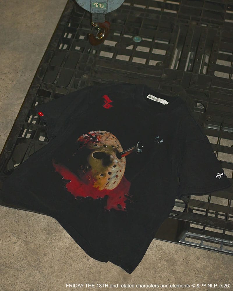 HIGH-GATE  MASK TEE -BLACK- BLACK 1