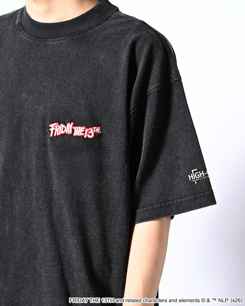 HIGH-GATE  FRIDAY THE 13 TEE -BLACK- BLACK 1