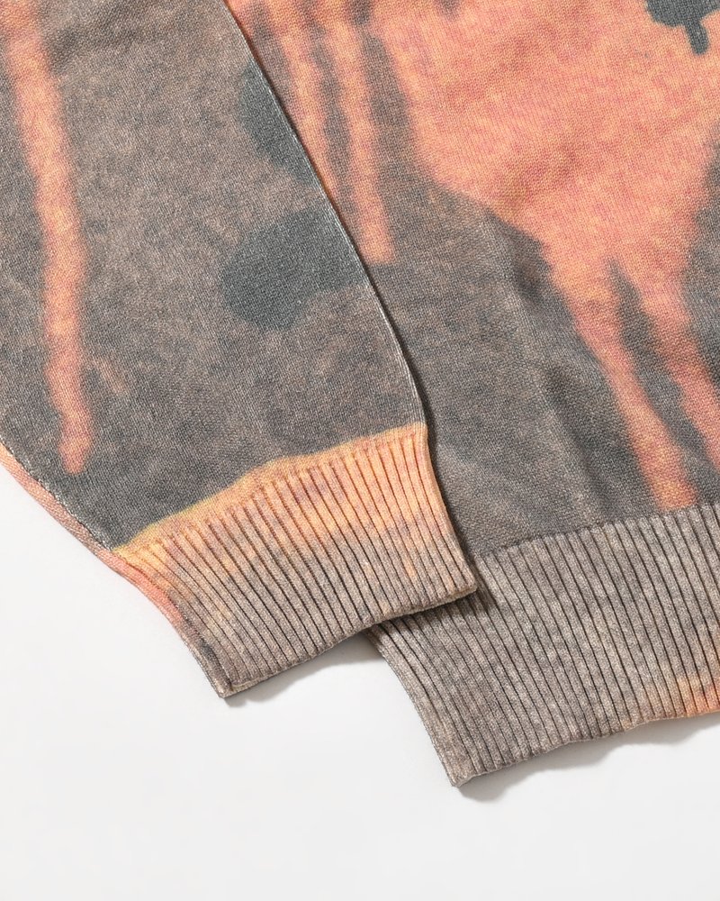 Perks And Mini  GETTING OVER PRINTED KNIT CREWNECK -MULTI- MULTI L
