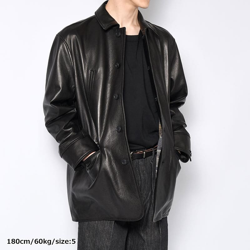 blackmeans×印  EX CAR COAT BLACK 3