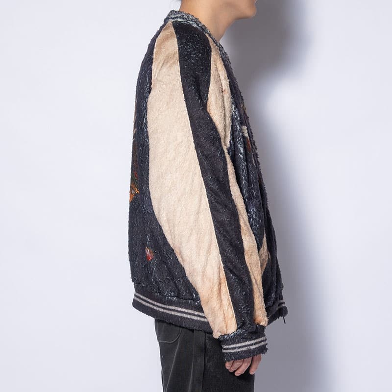 HIGH-GATE  TROMPE L'OEIL VINTAGE SUKA FLEECE ONE COLOR 1