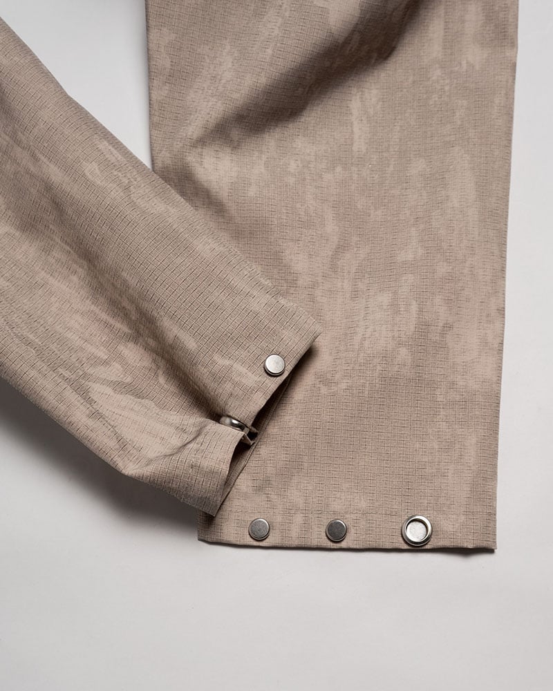 CONTE STRUT  ZIP-UP HOODED SHIRTS (SHELL) BEIGE M