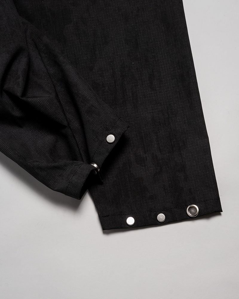 CONTE STRUT  ZIP-UP HOODED SHIRTS (SHELL) BLACK M