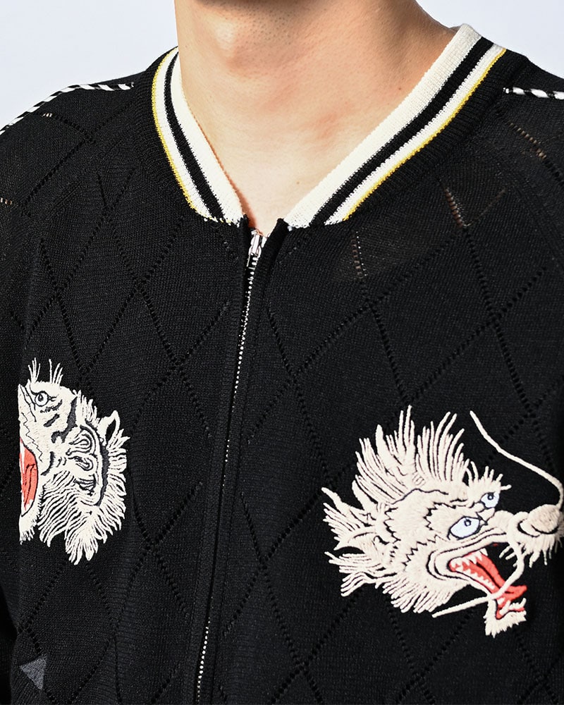 HIGH-GATE  KNIT SUKAJAN -BLACK- BLACK 1